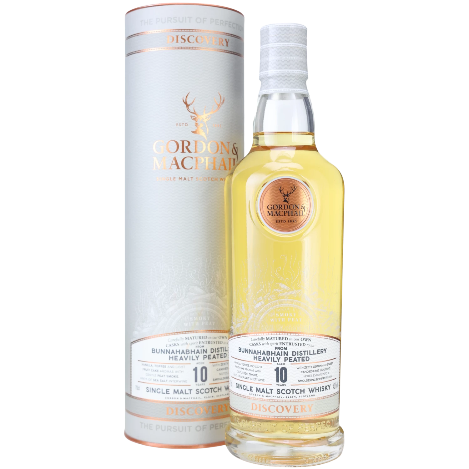 Gordon & Macphail Discovery Bunnahabhain Heavily Peated 10 Jahre Whisky 43% 0,7l 3 Gordon & Macphail Discovery Bunnahabhain Heavily Peated 10 Jahre Whisky 43% 0,7l