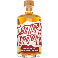 Butterscotch Oma Ernas Bratapfel Likör 20% 0,5l + 2 Shotgläser