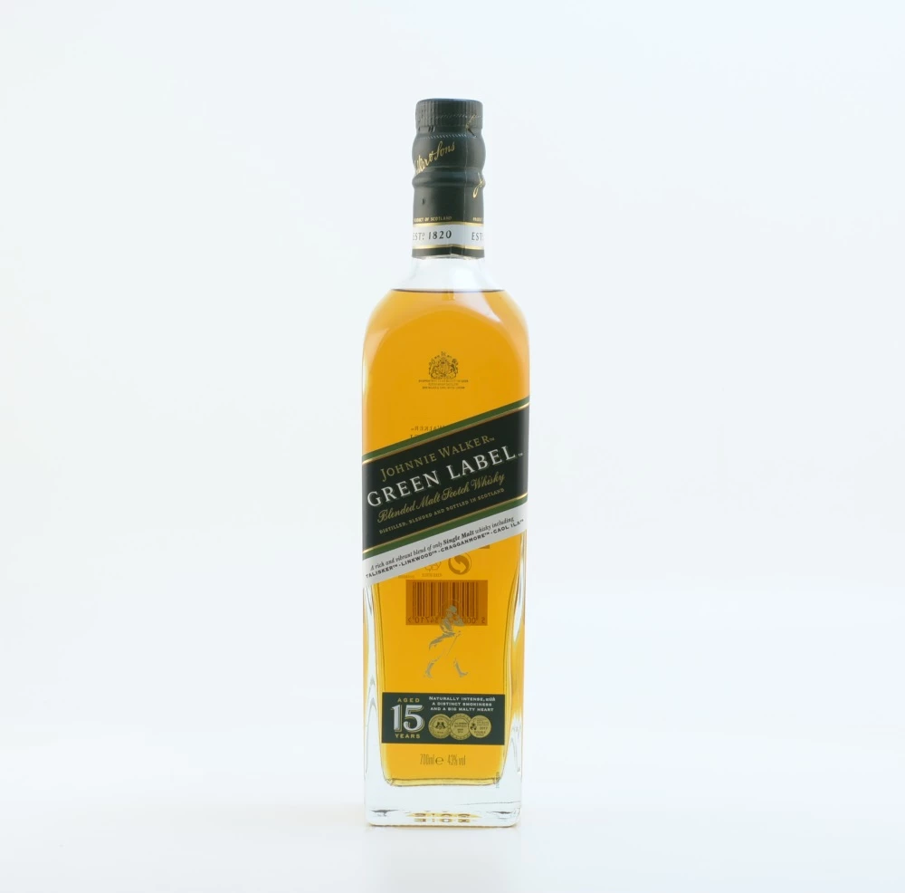 Johnnie Walker Green Label 15 Jahre 43% 0,7l 4 Johnnie Walker Green Label 15 Jahre 43% 0,7l – Bild 2