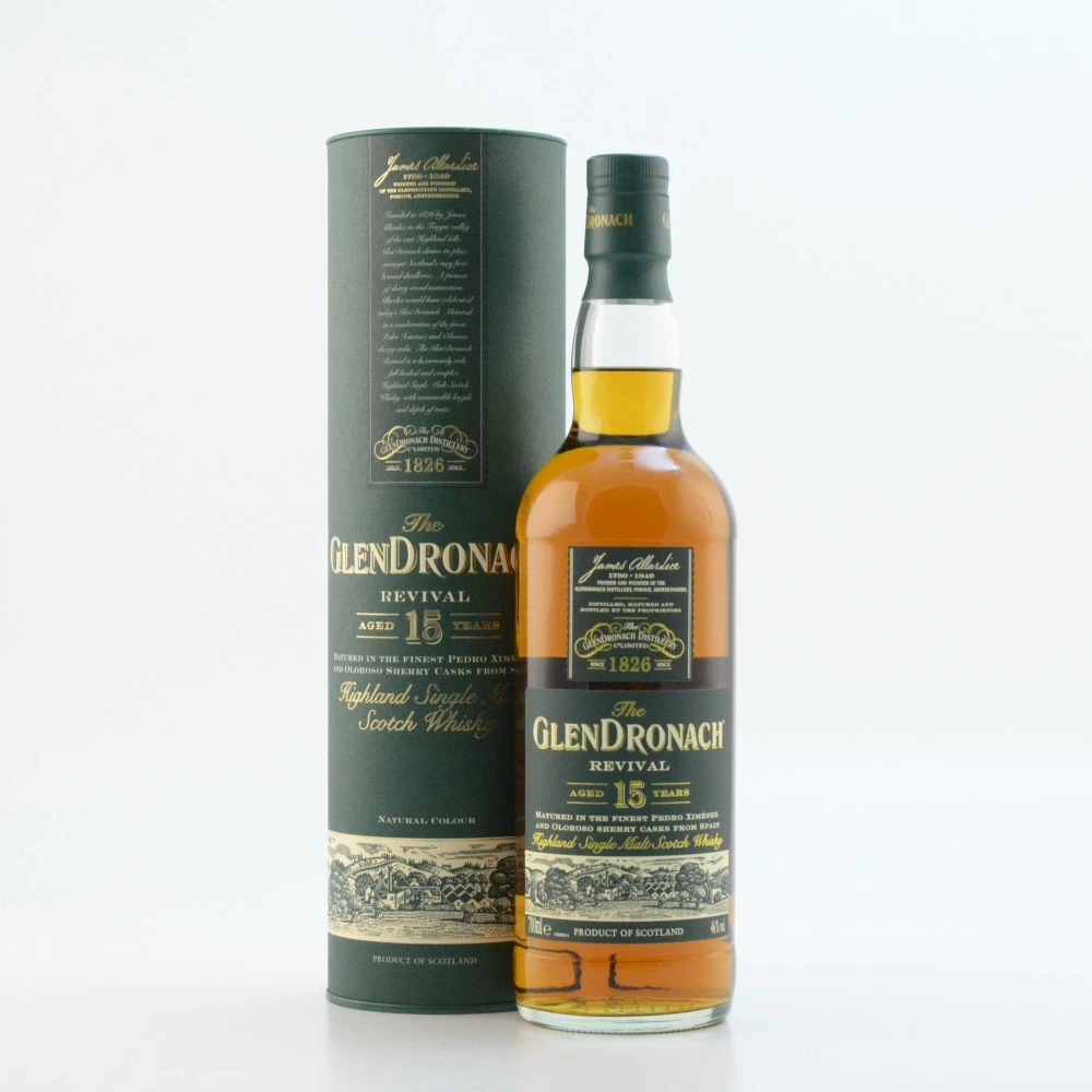 Glendronach 15 Jahre Revival Malt Whisky 2021 Edt 46% 0,7l 4 Glendronach 15 Jahre Revival Malt Whisky 2021 Edt 46% 0,7l – Bild 2