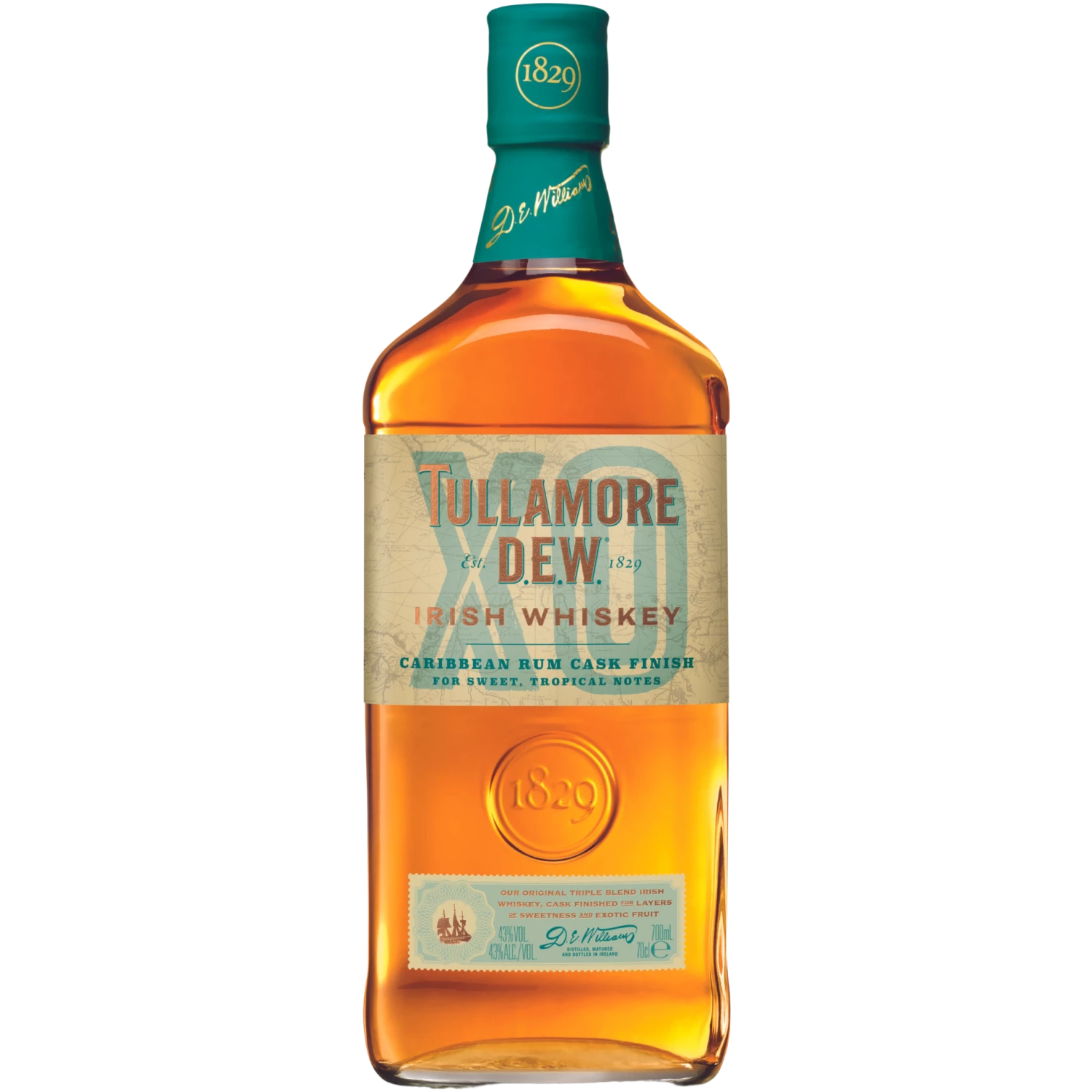 Tullamore Dew XO Demerara Rum Finish Whiskey 43% 0,7l 3 Tullamore Dew XO Demerara Rum Finish Whiskey 43% 0,7l