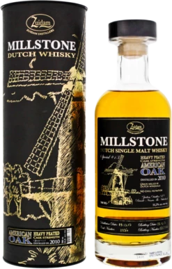 Zuidam Millstone Single Malt Whisky Heavy Peated American Cask - Cask Strength 51,2% 0,7l