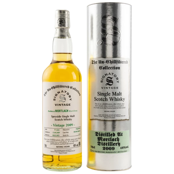 Signatory The Un-Chillfiltered Collection Mortlach 2009 Single Malt Whisky 46% 0,7l 3 Signatory The Un-Chillfiltered Collection Mortlach 2009 Single Malt Whisky 46% 0,7l