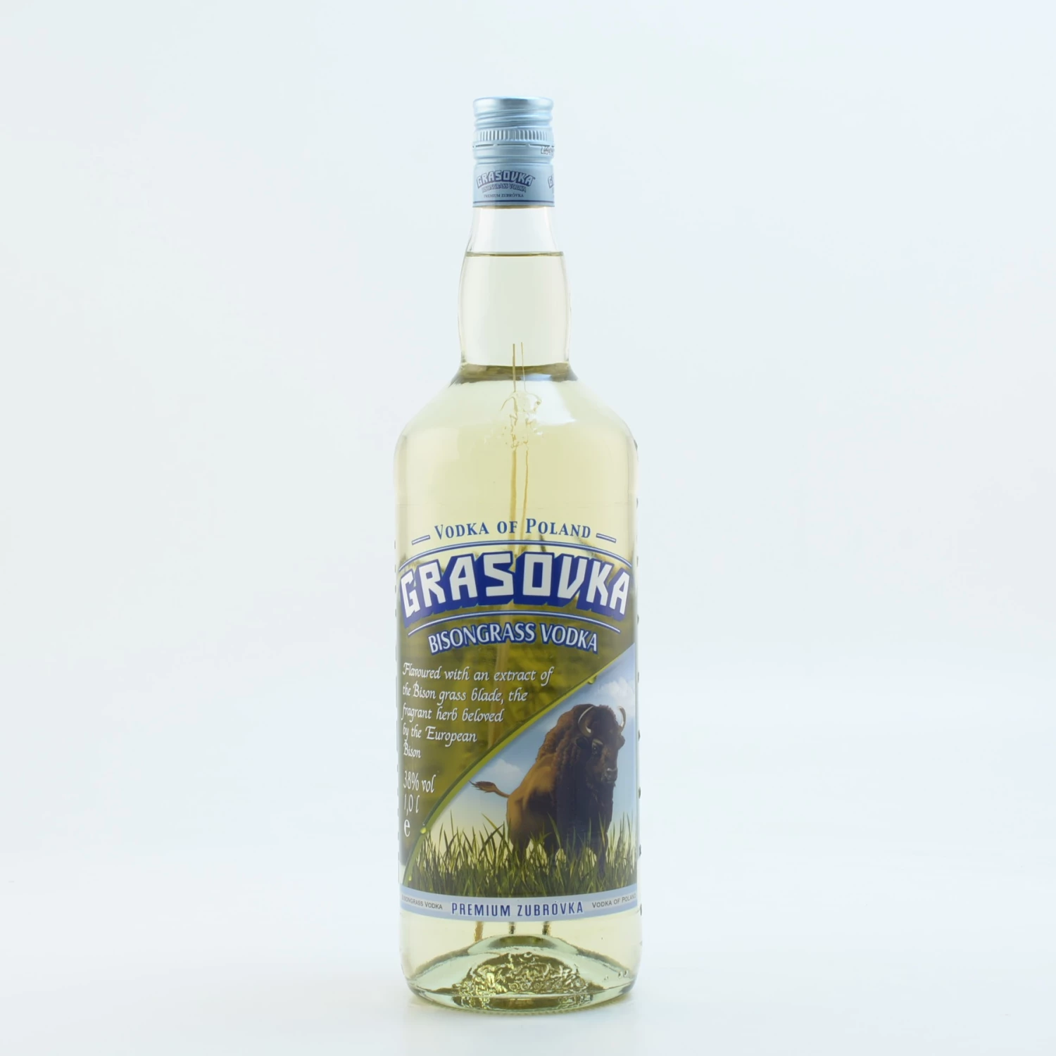 Grasovka Bison Vodka 38% 1,0l 4 Grasovka Bison Vodka 38% 1,0l – Bild 2