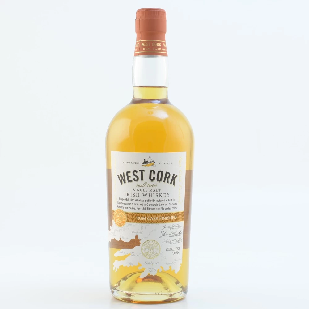 West Cork Rum Cask Single Malt Irish Whiskey 43% 0,7l 4 West Cork Rum Cask Single Malt Irish Whiskey 43% 0,7l – Bild 2
