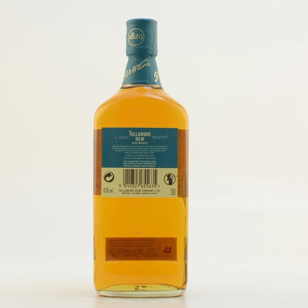 Tullamore Dew XO Demerara Rum Finish Whiskey 43% 0,7l 6 Tullamore Dew XO Demerara Rum Finish Whiskey 43% 0,7l – Bild 4