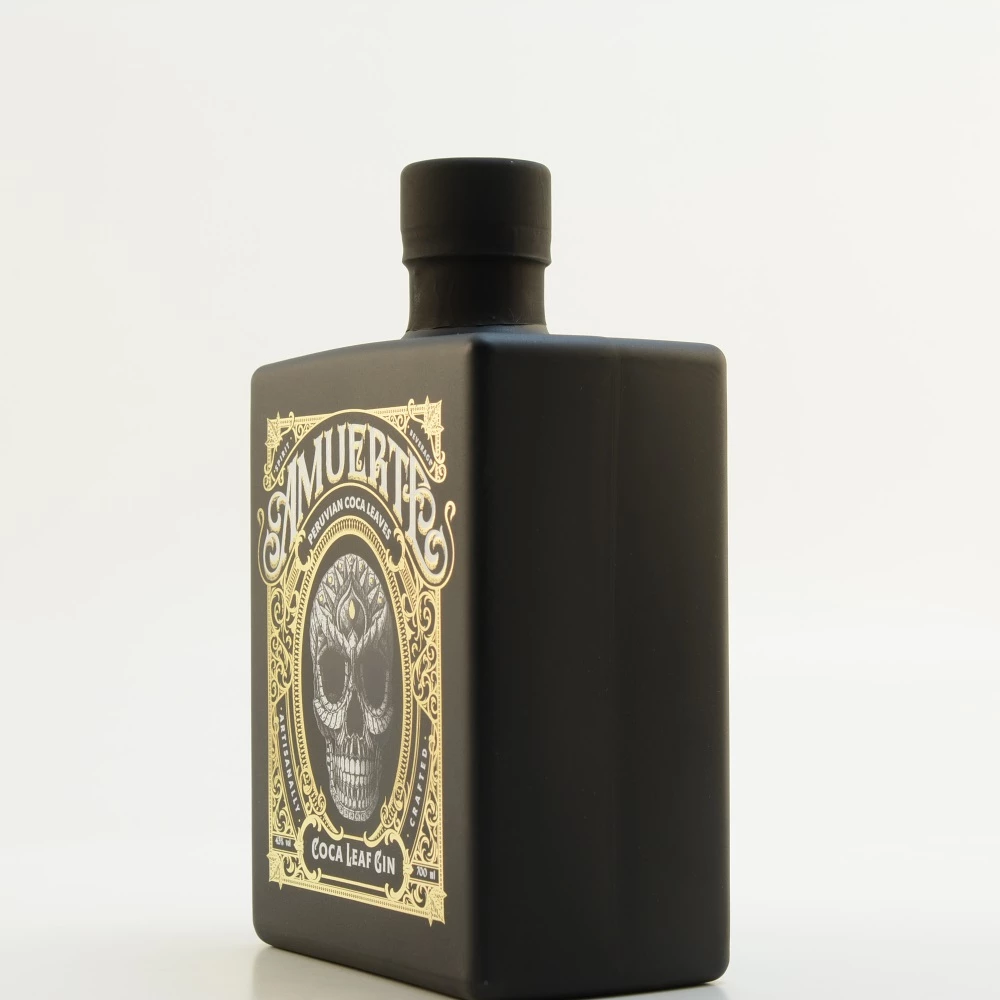 Amuerte Coca Leaf Gin Black Edition 43% 0,7l 5 Amuerte Coca Leaf Gin Black Edition 43% 0,7l – Bild 3