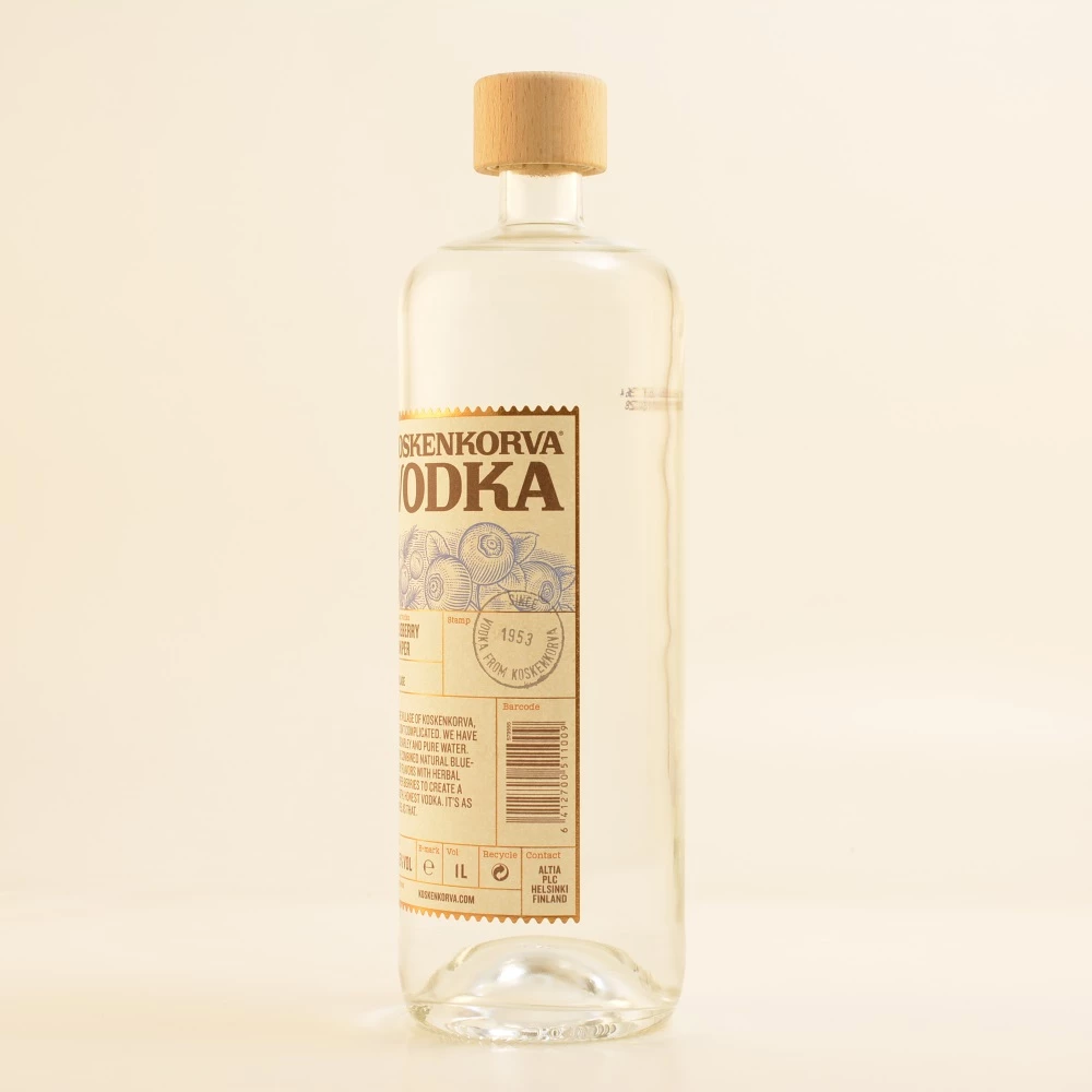 Koskenkorva Vodka Blueberry Juniper 37,5% 1,0l 5 Koskenkorva Vodka Blueberry Juniper 37,5% 1,0l – Bild 3