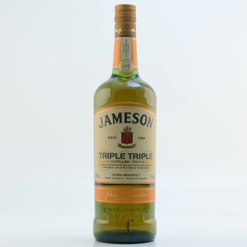 Jameson Triple Triple Irish Whisky 40% 1l 4 Jameson Triple Triple Irish Whisky 40% 1l – Bild 2