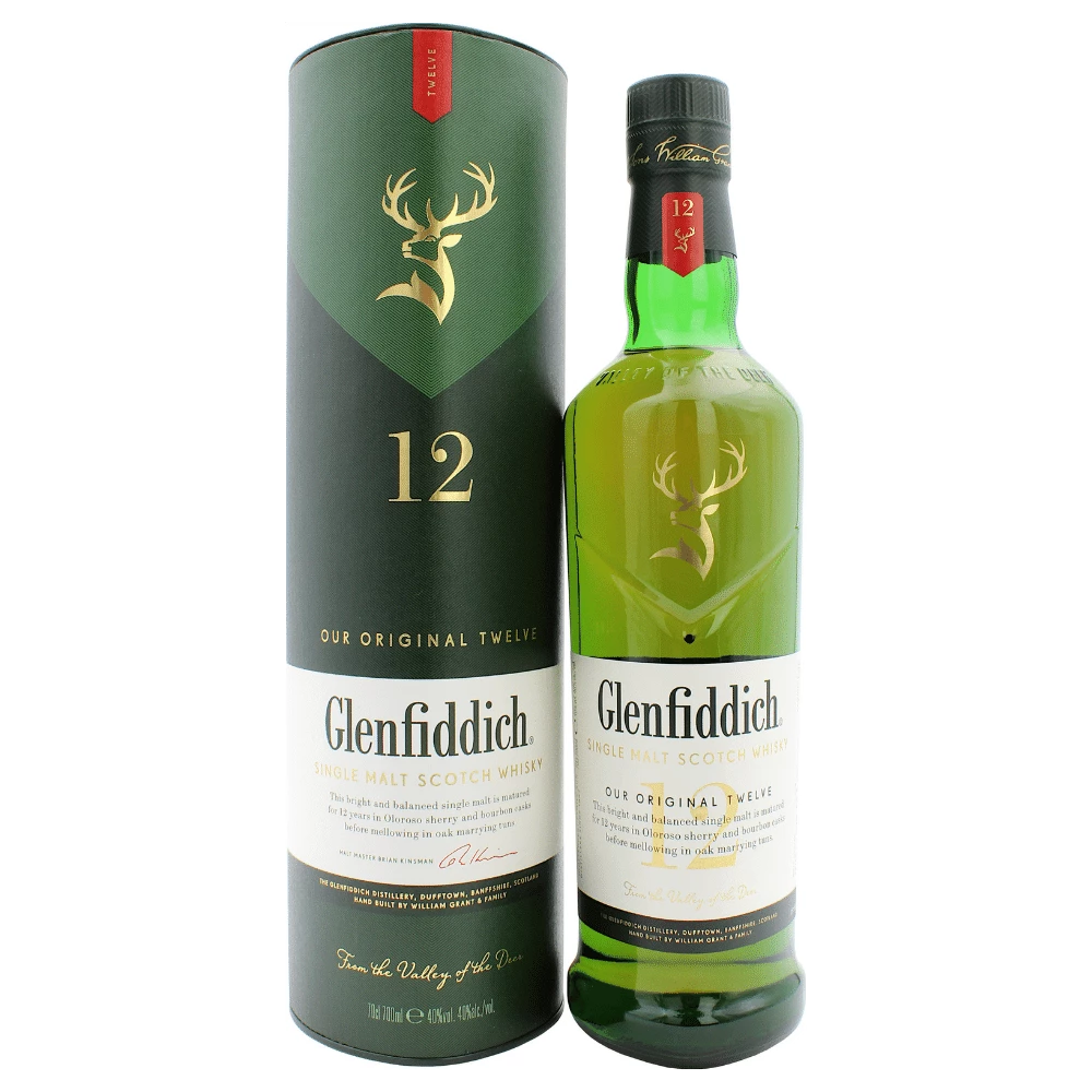 Glenfiddich 12 Jahre Speyside Whisky 40% 0,7l 3 Glenfiddich 12 Jahre Speyside Whisky 40% 0,7l