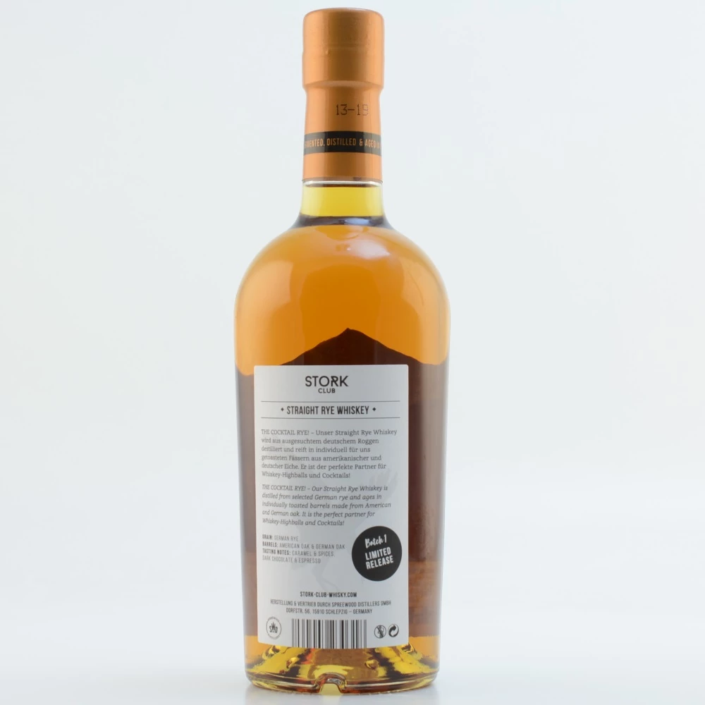Stork Club Straight Rye Whiskey 45% 0,7l 7 Stork Club Straight Rye Whiskey 45% 0,7l – Bild 5