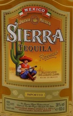Sierra Tequila Reposado 38% 1,0l 7 Sierra Tequila Reposado 38% 1,0l -Tom Home 297632 Product c533