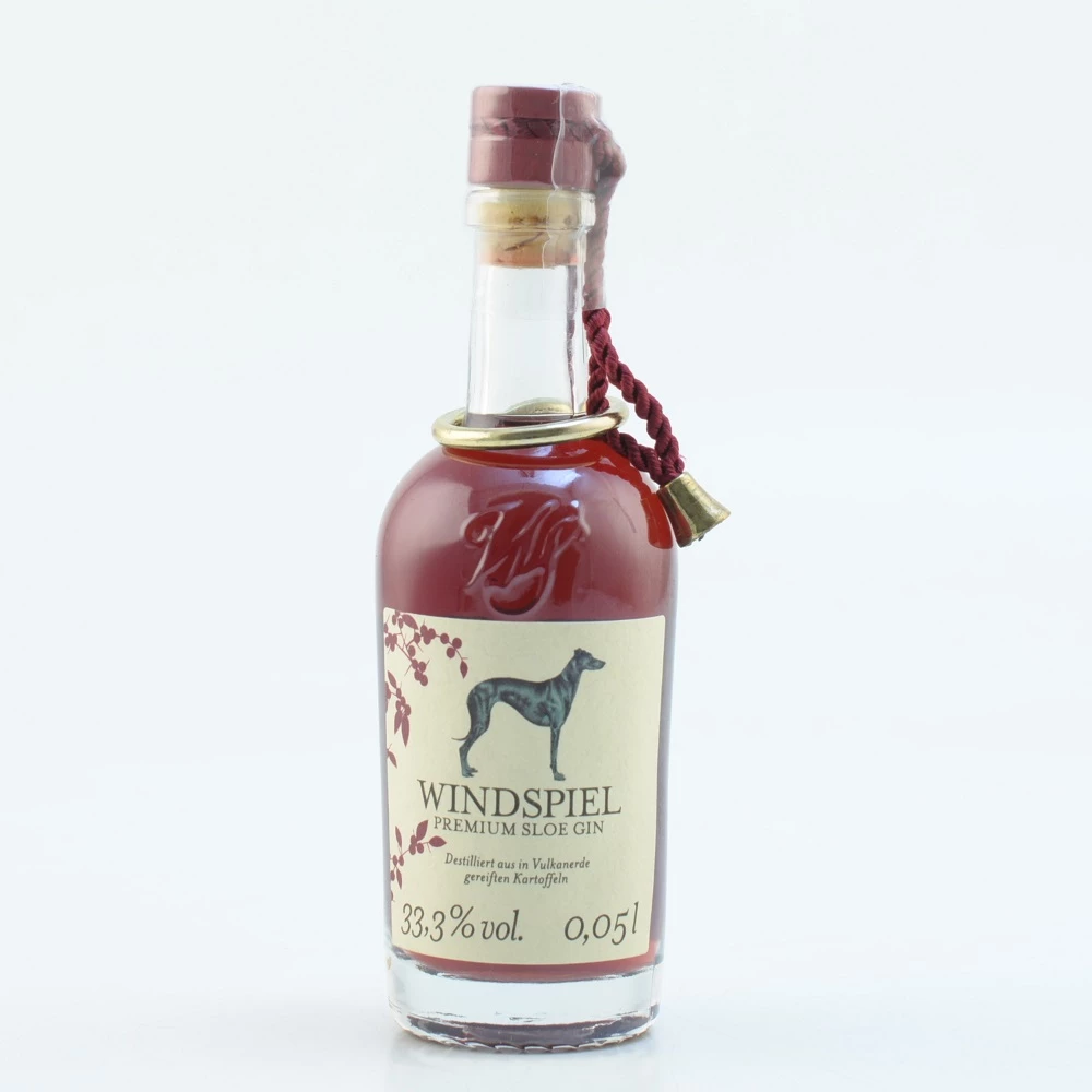 Windspiel Premium Sloe Gin MINI 33,3% 0,05l 4 Windspiel Premium Sloe Gin MINI 33,3% 0,05l – Bild 2