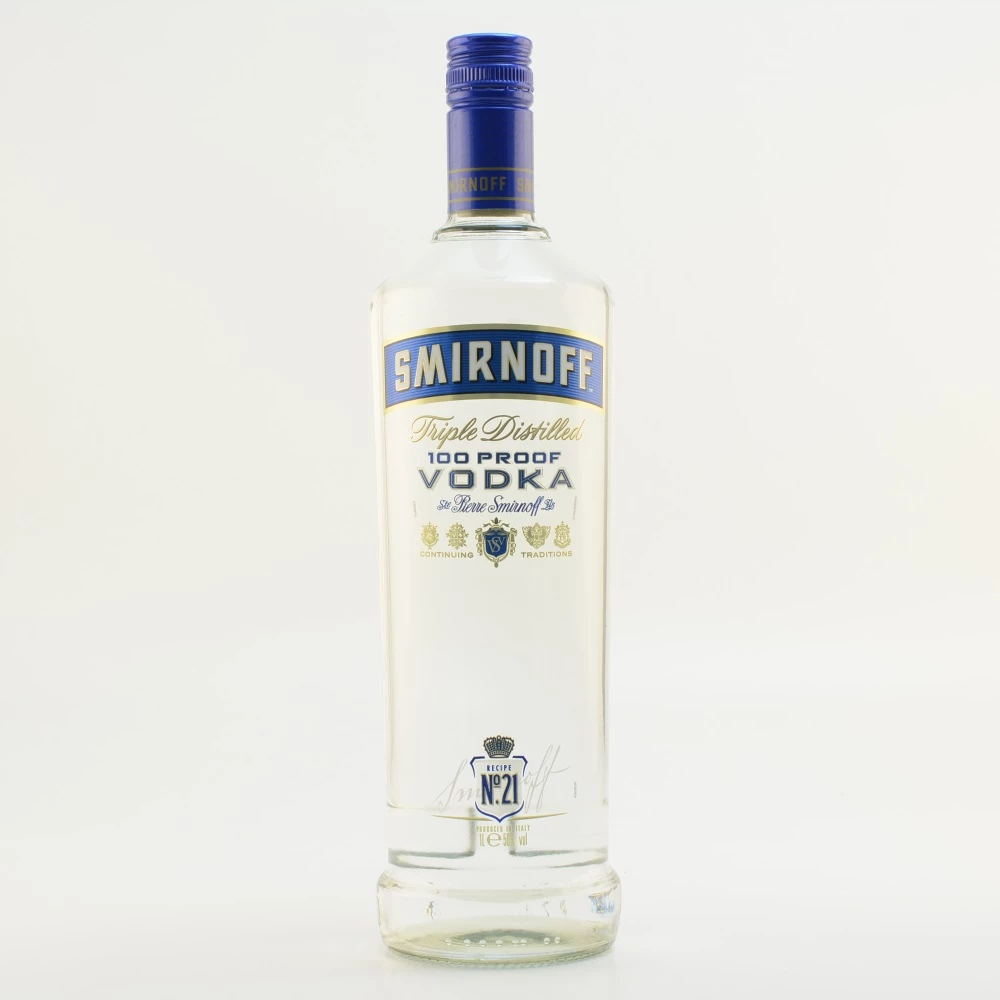 Smirnoff Blue Label Vodka 50% 1,0l 4 Smirnoff Blue Label Vodka 50% 1,0l – Bild 2