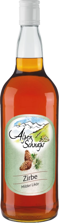 Alpenschnaps Steinbeisser Zirbe 30% 1,0l
