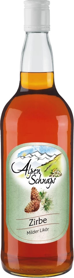 Alpenschnaps Steinbeisser Zirbe 30% 1,0l 3 Alpenschnaps Steinbeisser Zirbe 30% 1,0l