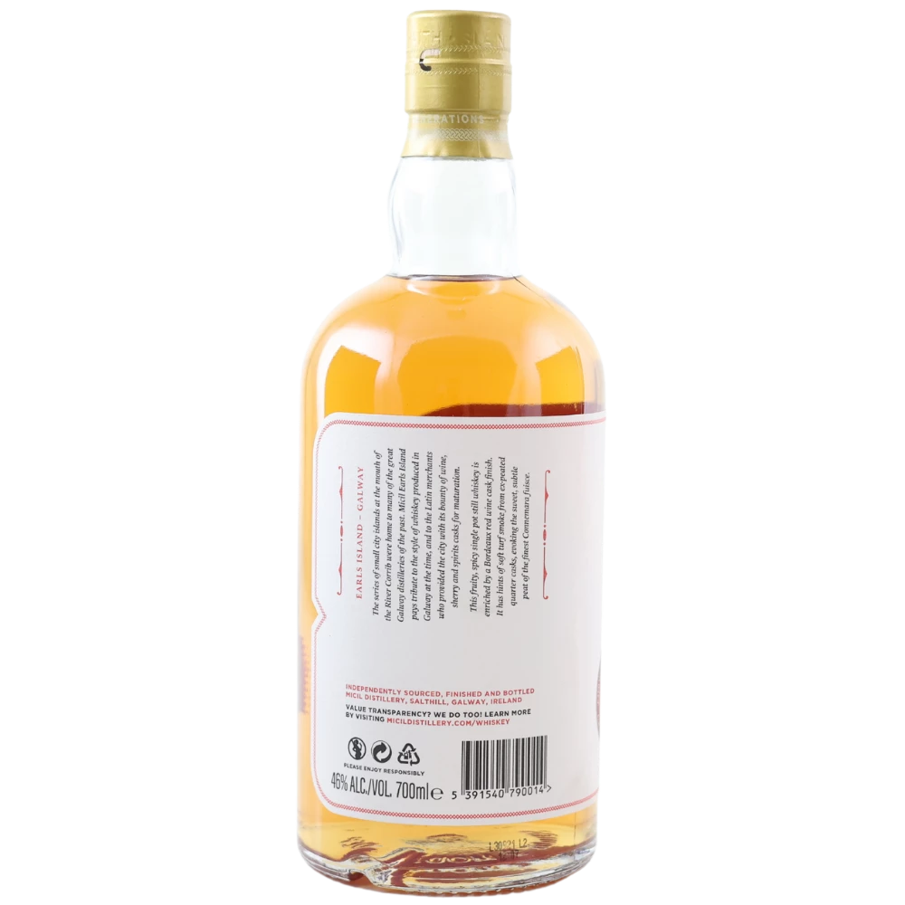 Micil Earls Island Single Pot Still Whiskey 46% 0,7l 5 Micil Earls Island Single Pot Still Whiskey 46% 0,7l – Bild 3