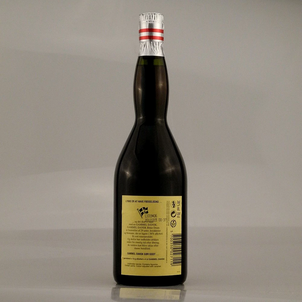 Gammel Dansk Bitter Dram 38% 0,7l 6 Gammel Dansk Bitter Dram 38% 0,7l – Bild 4