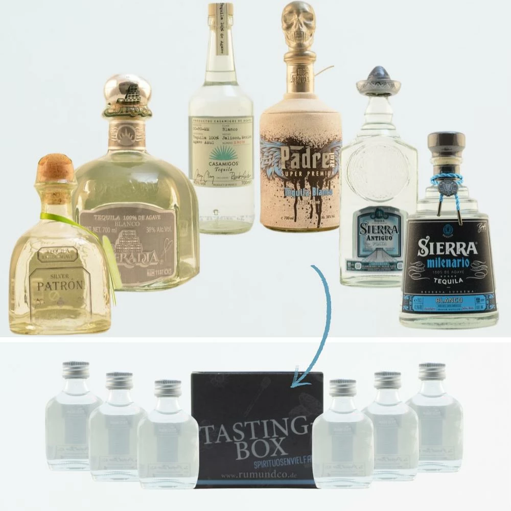 Tequila Tasting Set: Kenner Box Nr.2 6x0,02l 3 Tequila Tasting Set: Kenner Box Nr.2 6x0,02l