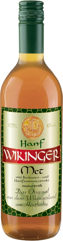 Hanf Wikinger Met (Glasflasche) 10% 0,75l 3 Hanf Wikinger Met (Glasflasche) 10% 0,75l
