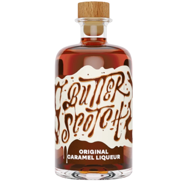 Butterscotch Original Caramel Likör 20% 0,5l + 2 Shotgläser 3 Butterscotch Original Caramel Likör 20% 0,5l + 2 Shotgläser