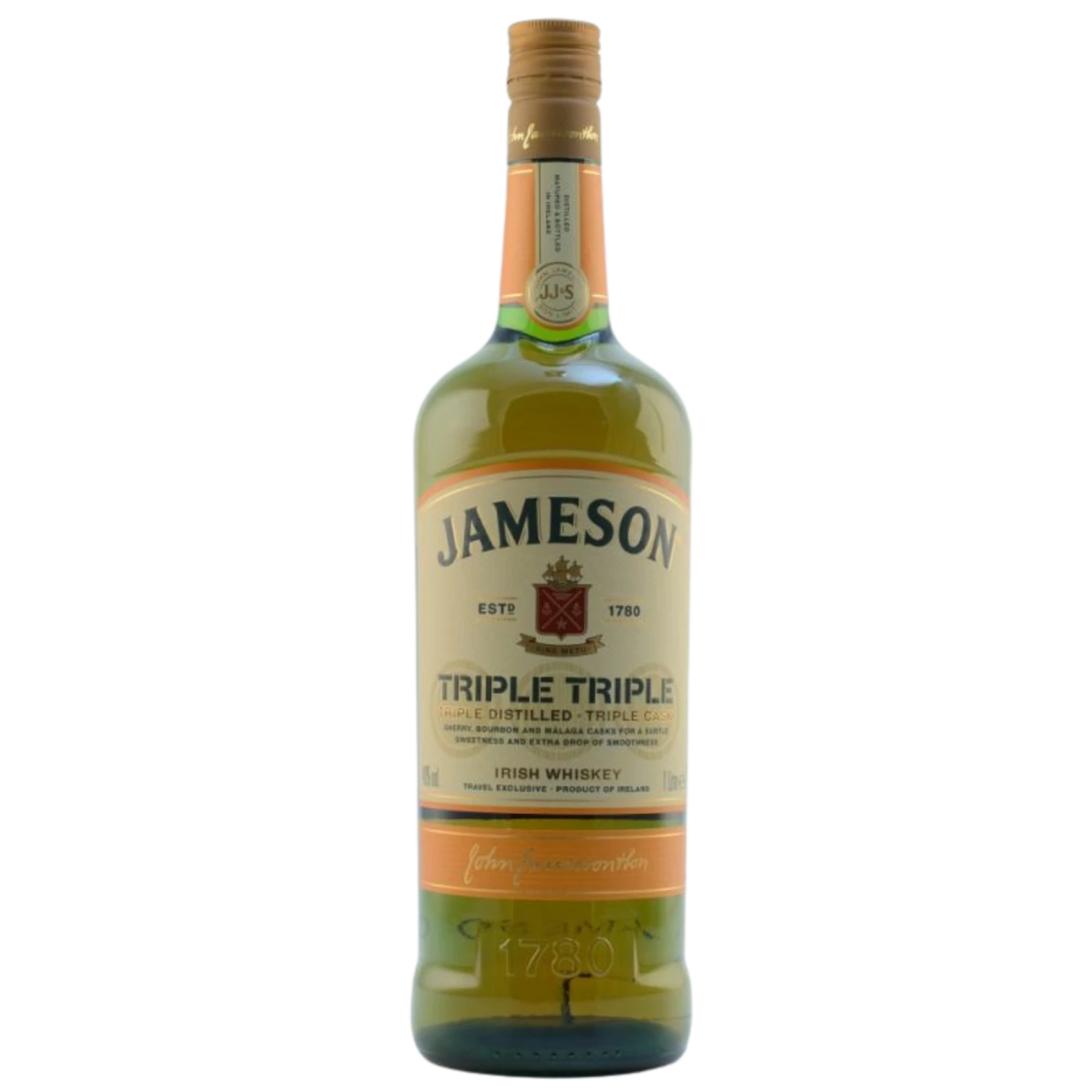 Jameson Triple Triple Irish Whisky 40% 1l 3 Jameson Triple Triple Irish Whisky 40% 1l