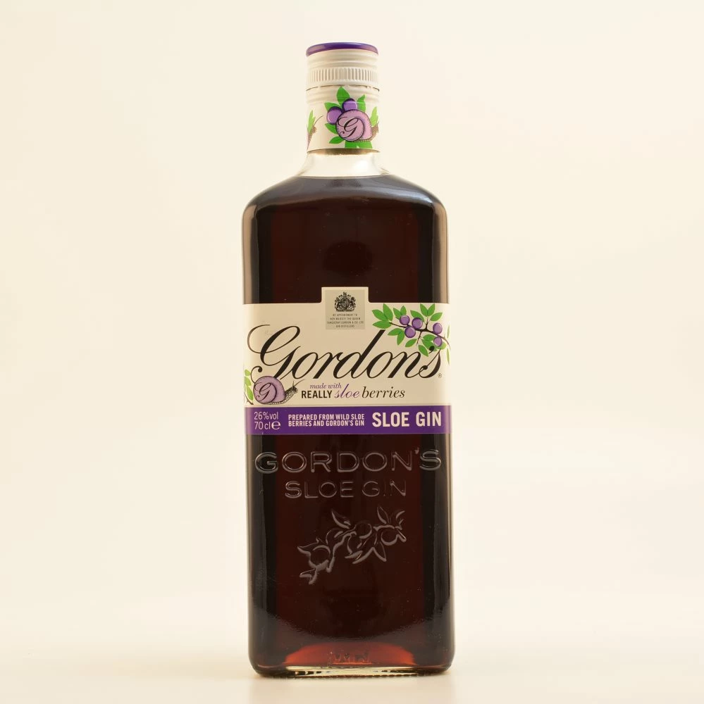 Gordons Sloe Gin 26% 0,7l 4 Gordons Sloe Gin 26% 0,7l – Bild 2