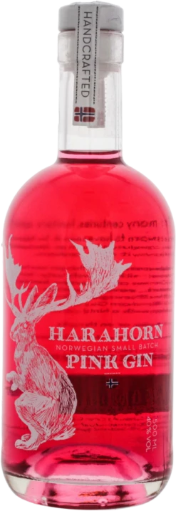 Harahorn Norwegian Pink Gin 40% 0,5l