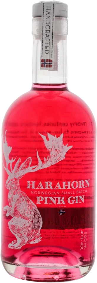 Harahorn Norwegian Pink Gin 40% 0,5l 3 Harahorn Norwegian Pink Gin 40% 0,5l