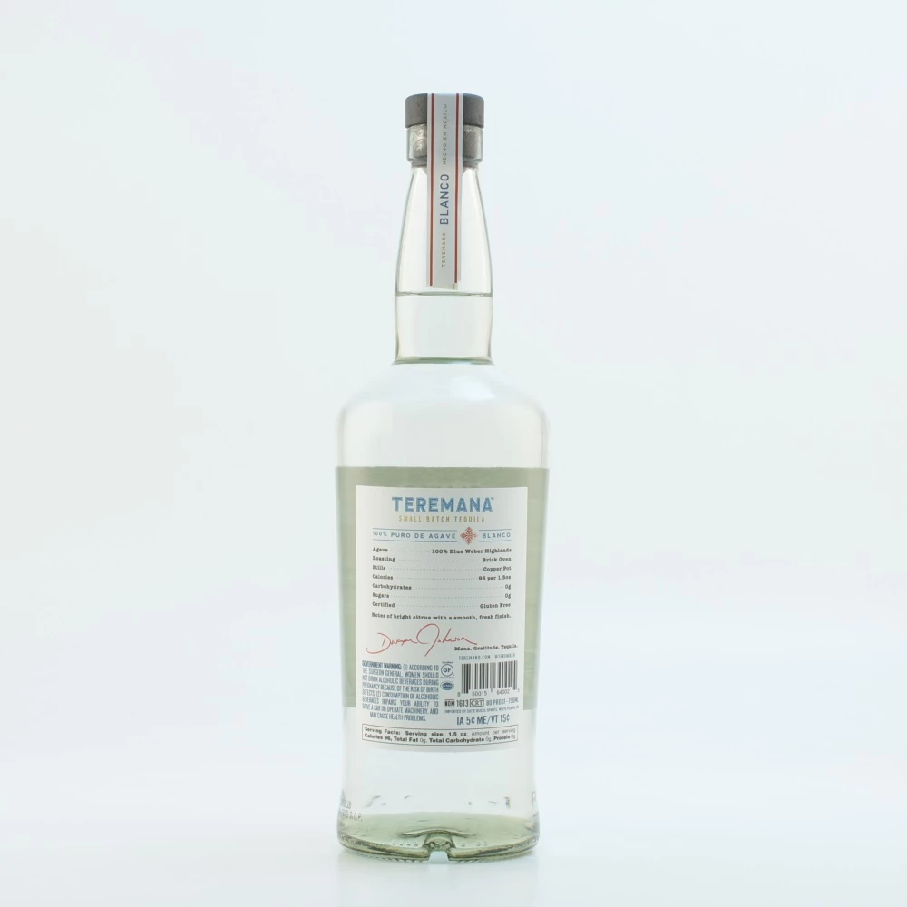 Teremana Tequila Blanco By Dwayne "The Rock" Johnson 40% 0,7l 6 Teremana Tequila Blanco By Dwayne "The Rock" Johnson 40% 0,7l – Bild 4