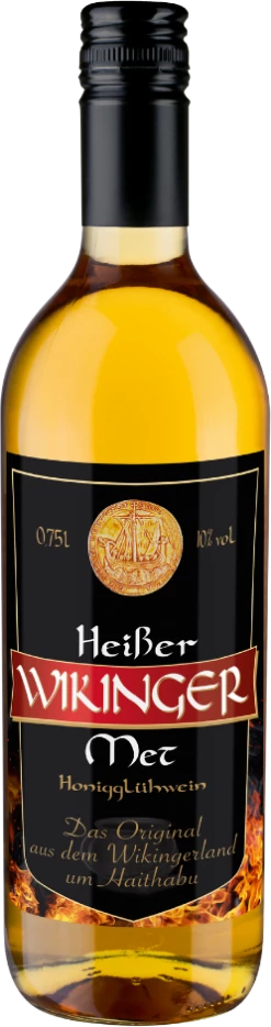 Heißer Honigglühwein Wikinger Met (Glasflasche) 10% 0,75l