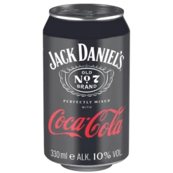 Jack Daniels Tennessee Whiskey & Cola 10% 0,33l Dose