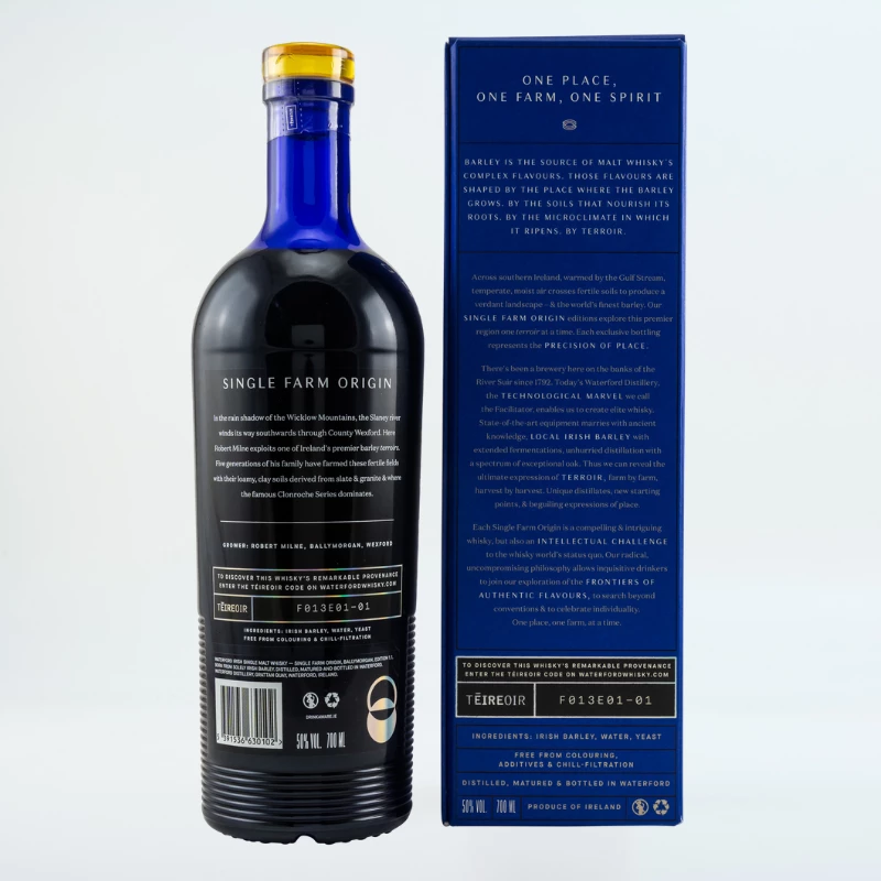 Waterford Single Farm Origin Ballymorgan 1.1 Whisky 2016/2020 50% 0,7l 4 Waterford Single Farm Origin Ballymorgan 1.1 Whisky 2016/2020 50% 0,7l – Bild 2