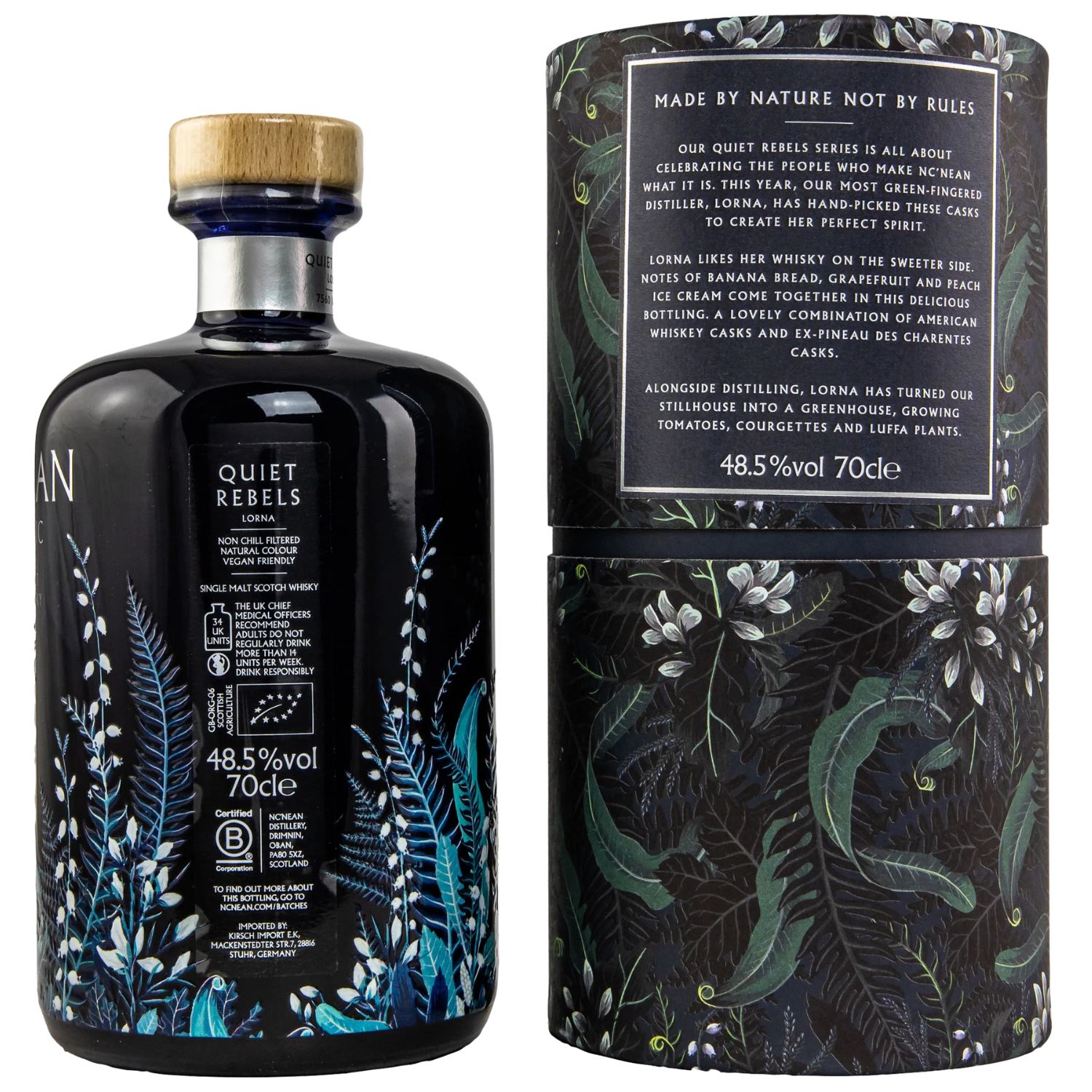 Nc'nean Lorna Single Cask Organic Single Malt Whisky 48,5% 0,7l 4 Nc'nean Lorna Single Cask Organic Single Malt Whisky 48,5% 0,7l – Bild 2