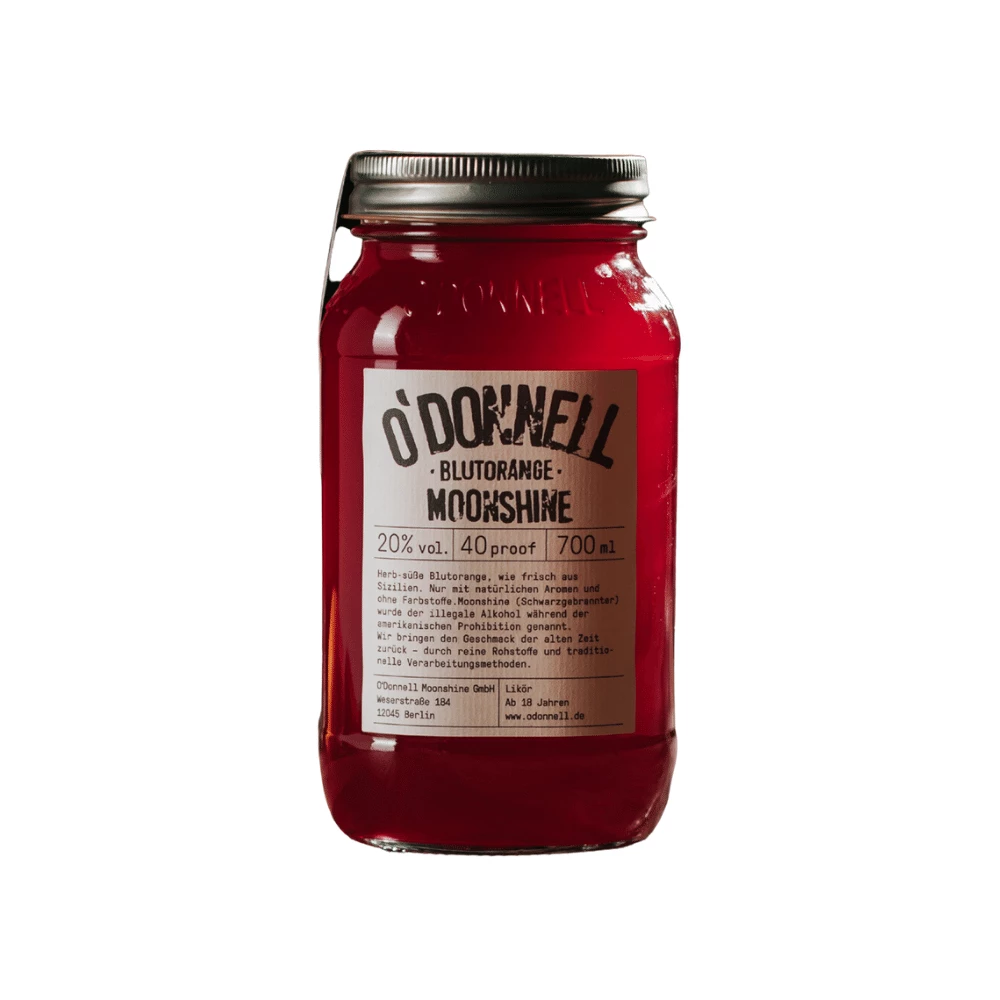 O'Donnell Original Moonshine Blutorange 20% 0,7l 3 O'Donnell Original Moonshine Blutorange 20% 0,7l