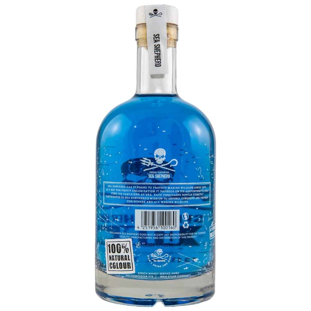 Sea Shepherd Blue Ocean Edition Gin 43,1% 0,7l 4 Sea Shepherd Blue Ocean Edition Gin 43,1% 0,7l – Bild 2