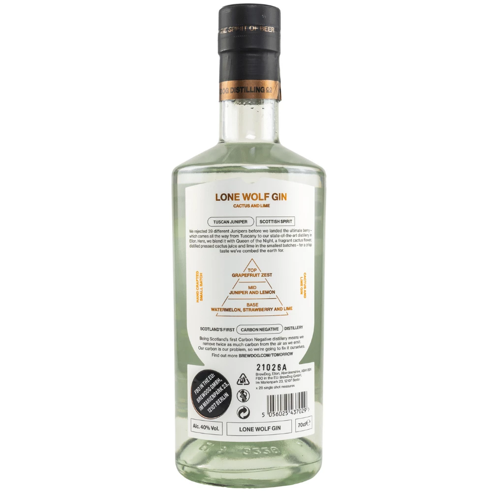 LoneWolf Mexican Lime Gin 38% 0,7l 5 LoneWolf Mexican Lime Gin 38% 0,7l – Bild 3