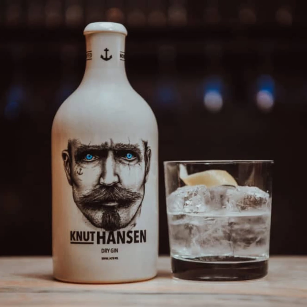 Knut Hansen Dry Gin 42% 0,5l 5 Knut Hansen Dry Gin 42% 0,5l – Bild 3