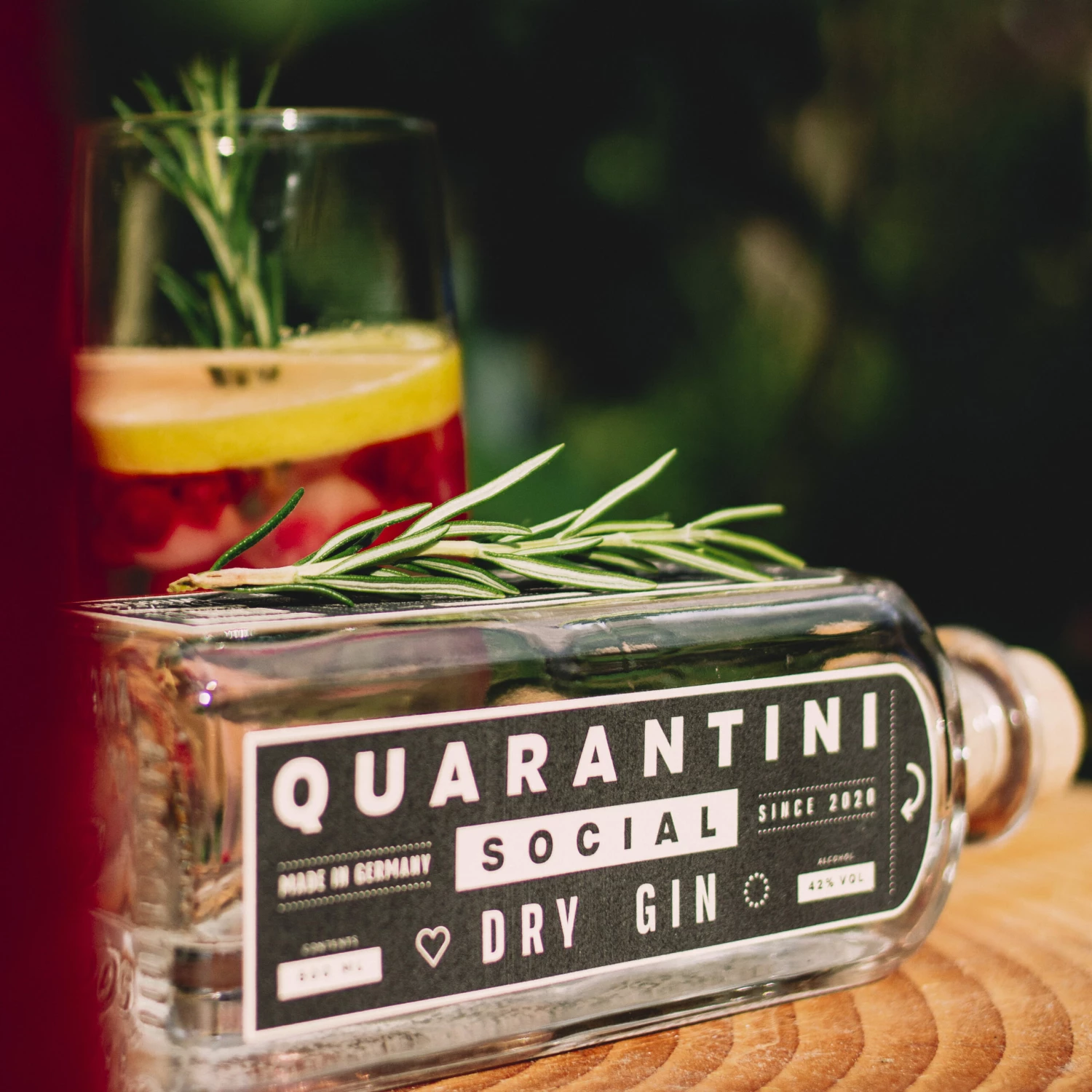 Quarantini Social Dry Gin 42% 0,5l 5 Quarantini Social Dry Gin 42% 0,5l – Bild 3
