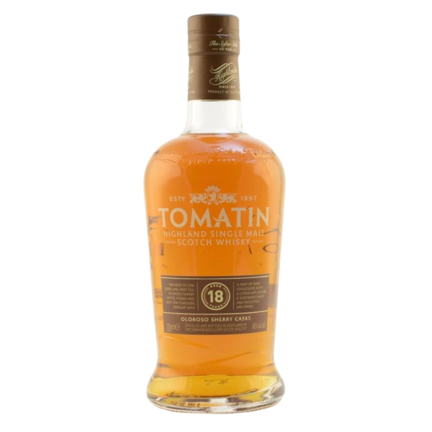 Tomatin 18 Jahre Highland Single Malt Whisky 46% 0,7l 3 Tomatin 18 Jahre Highland Single Malt Whisky 46% 0,7l