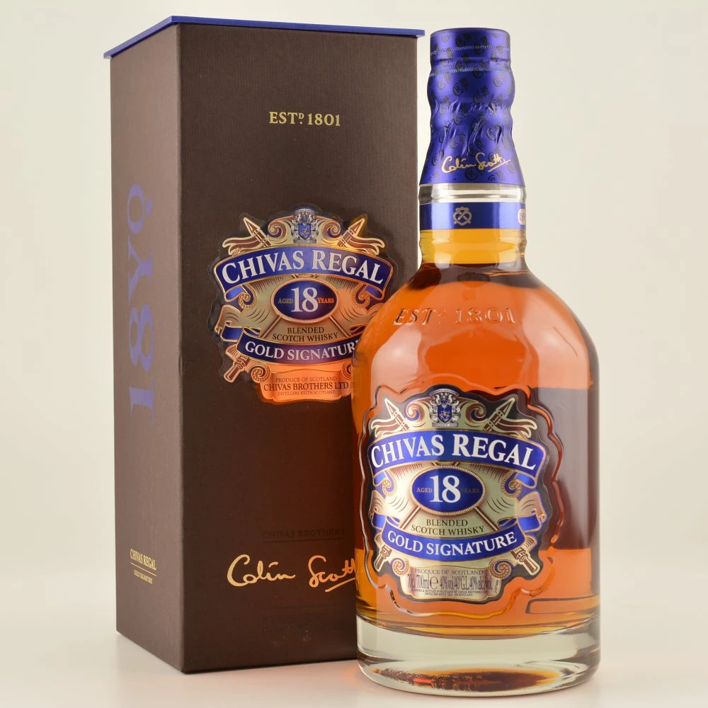 Chivas Regal 18 Jahre Whisky 40% 0,7l 4 Chivas Regal 18 Jahre Whisky 40% 0,7l – Bild 2