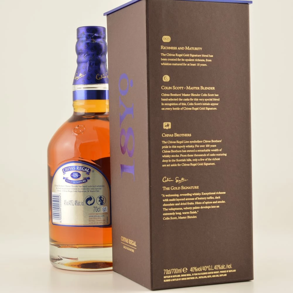 Chivas Regal 18 Jahre Whisky 40% 0,7l 7 Chivas Regal 18 Jahre Whisky 40% 0,7l – Bild 5