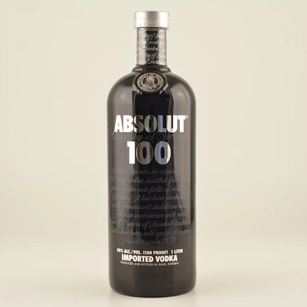 Absolut Vodka 100 Black 50% 1,0l 4 Absolut Vodka 100 Black 50% 1,0l – Bild 2