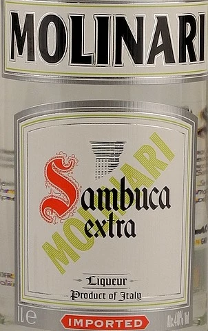 Molinari Sambuca Extra 40% 1,0l 4 Molinari Sambuca Extra 40% 1,0l – Bild 2