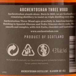 Auchentoshan Three Wood Lowland Whisky 43% 0,7l 15 Auchentoshan Three Wood Lowland Whisky 43% 0,7l -Tom Home unbekannt a6f8