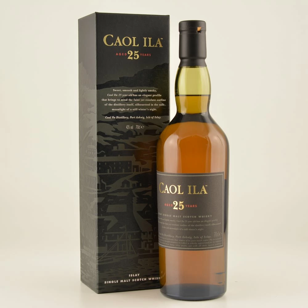 Caol Ila 25 Jahre Islay Whisky 43% 0,7l 3 Caol Ila 25 Jahre Islay Whisky 43% 0,7l