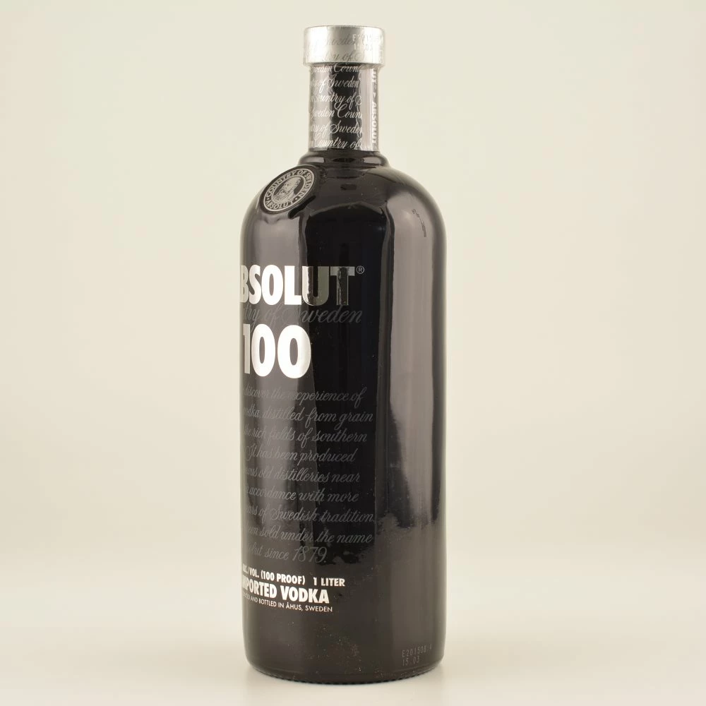 Absolut Vodka 100 Black 50% 1,0l 5 Absolut Vodka 100 Black 50% 1,0l – Bild 3