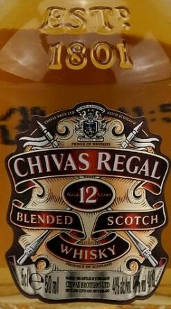 Chivas Regal 12 Jahre Whisky MINI 0,05l -Tom Home unbekannt ce45