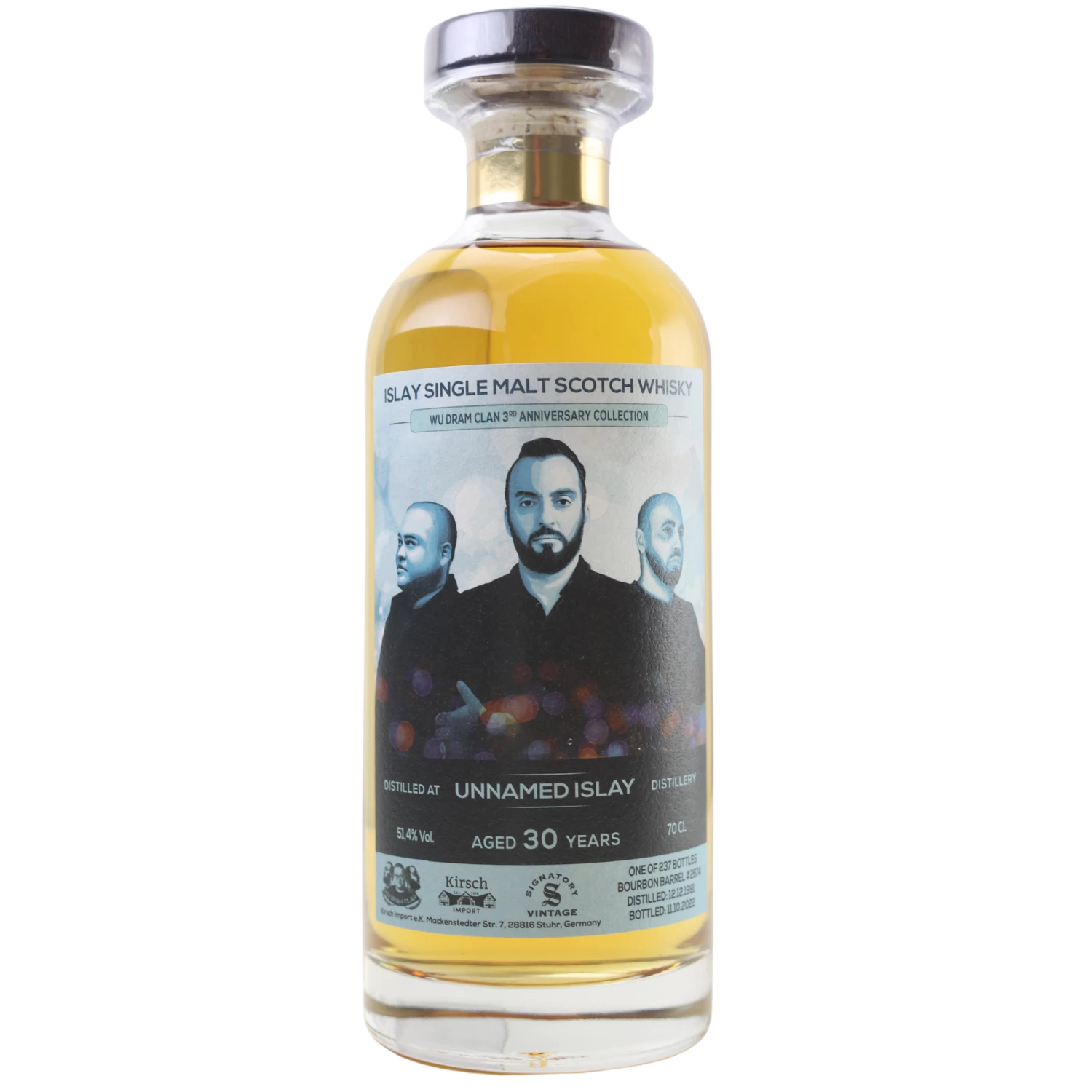 Signatory Unnamed Islay 30 Jahre Wu Dram Clan Single Malt Whisky 51,4% 0,7l 3 Signatory Unnamed Islay 30 Jahre Wu Dram Clan Single Malt Whisky 51,4% 0,7l